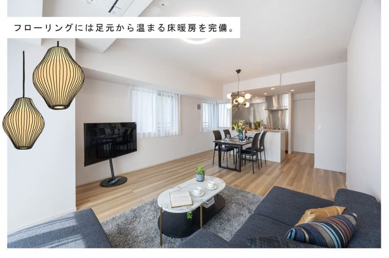 ジオグランデ白金台のリビングダイニング