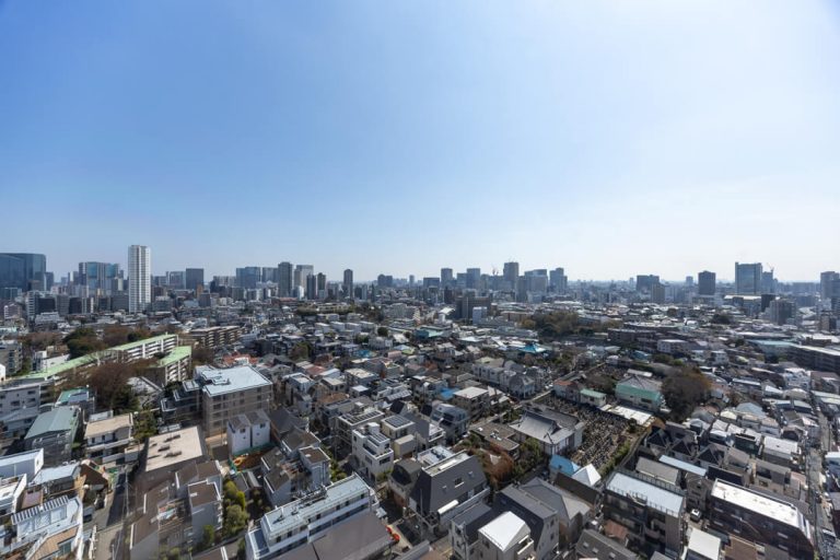 リビングダイニングからの眺望