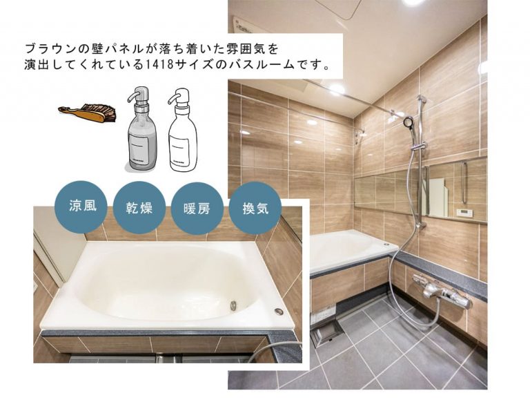 ウェリスタワー愛宕虎ノ門の浴室