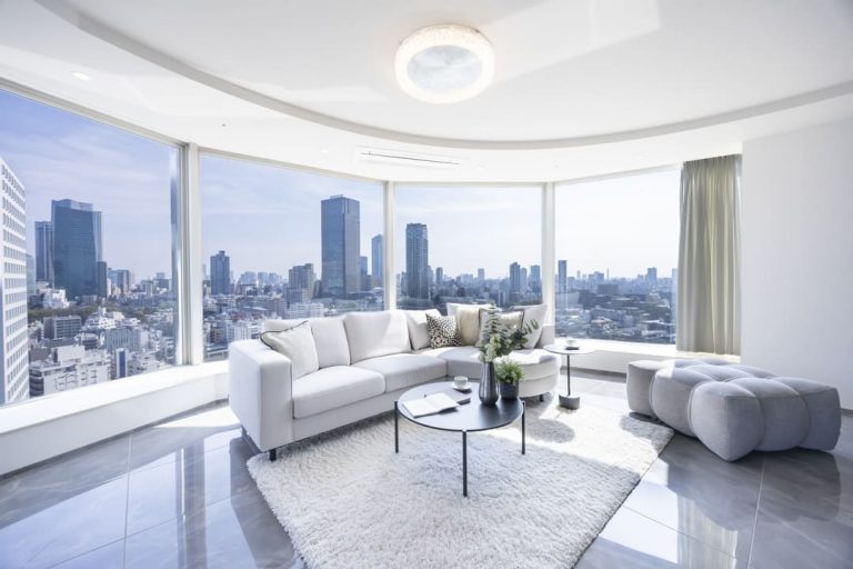 パークコート赤坂ザ タワー　都市を見渡す、20階94㎡角住戸の伸びやかな一邸