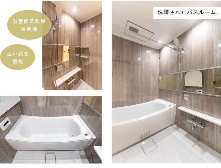 代々木デュープレックスの浴室