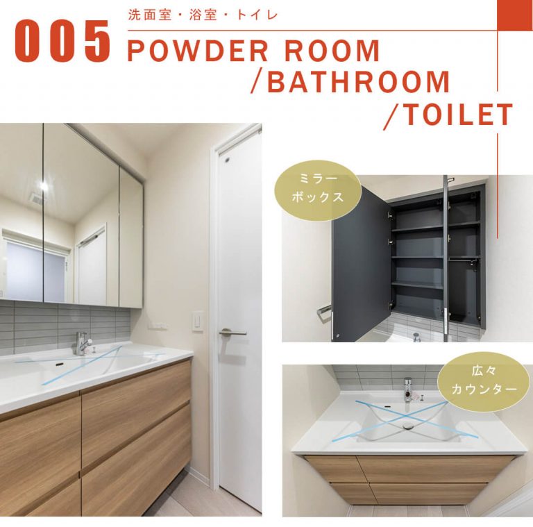 シャトー赤坂台の洗面室