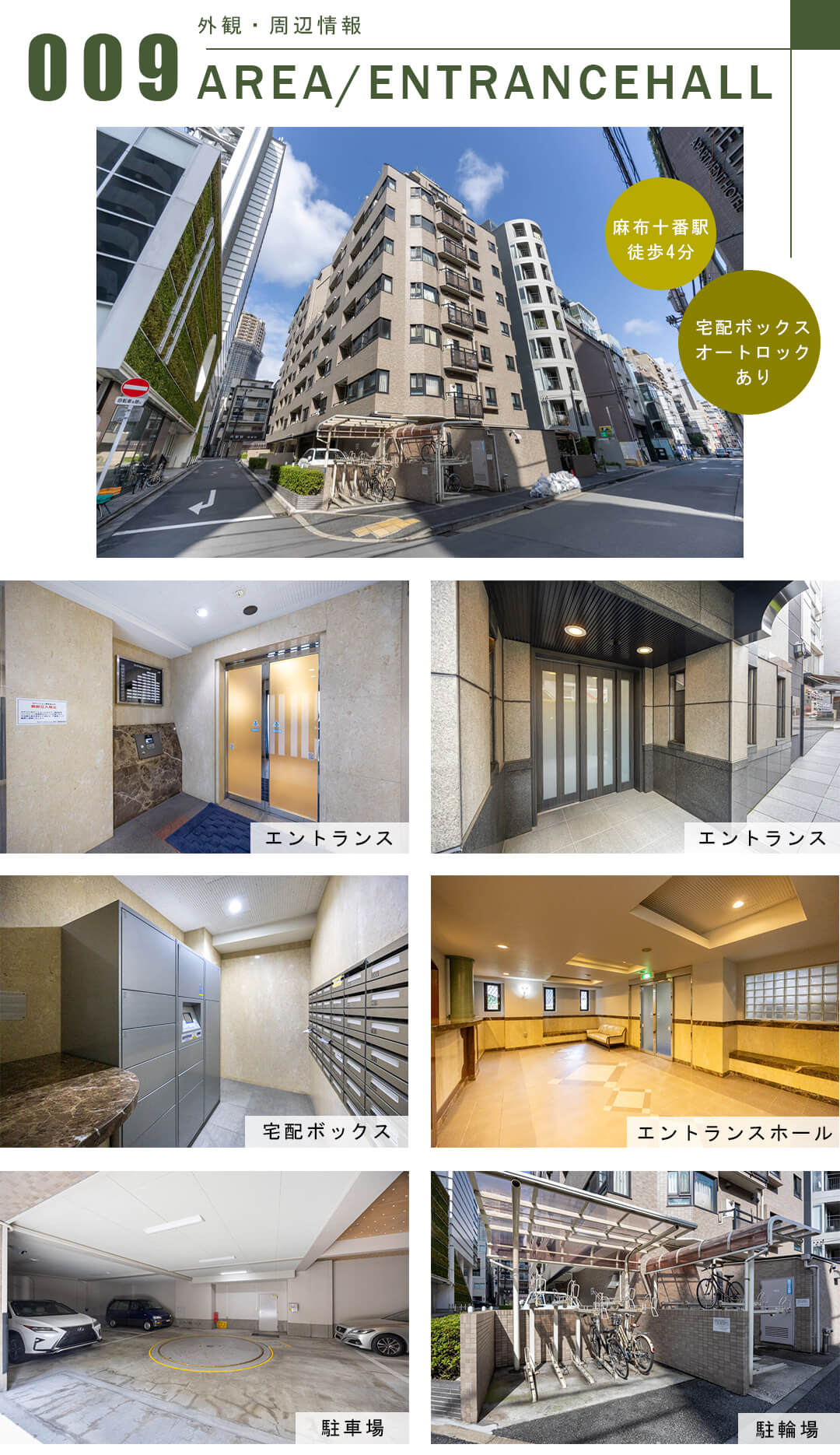 ライオンズマンション麻布十番南の外観・周辺情報