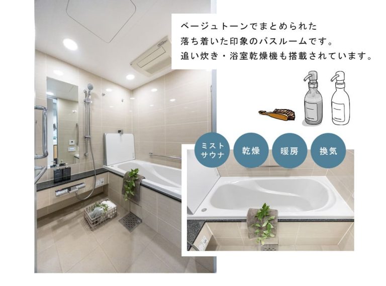 ザ・パークハウス千代田六番町の浴室