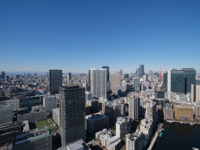 芝浦アイランドケープタワー　東京タワー・富士山を望む、46階角住戸の3LDK