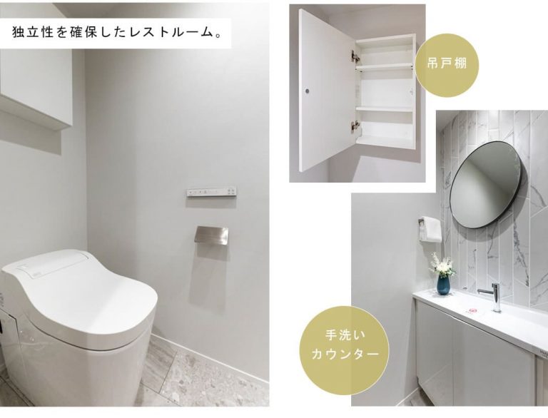 ピアース東京インプレイスのトイレ