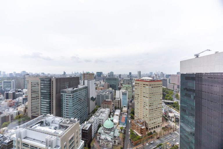 リビングダイニングからの眺望