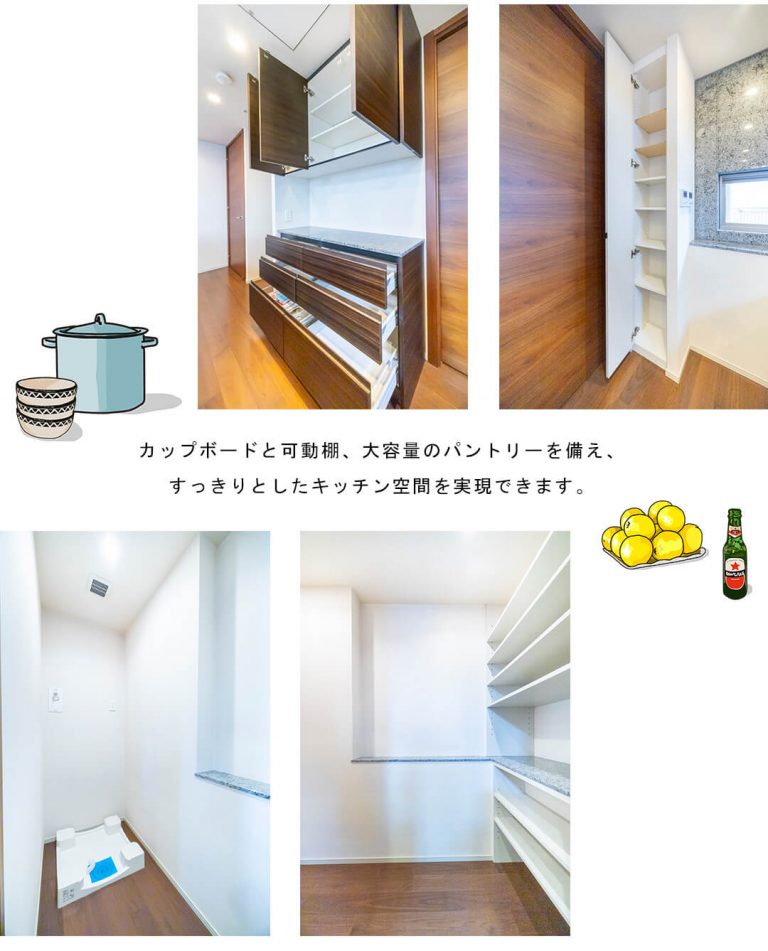 乃木坂パークハウスのキッチン