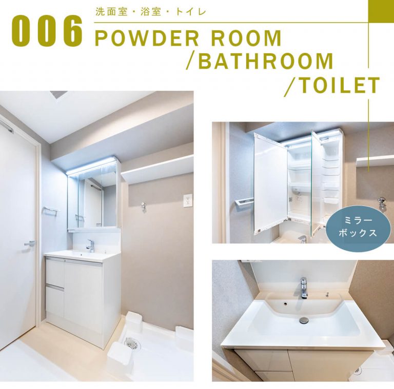 ライオンズステーションプラザ半蔵門の洗面室