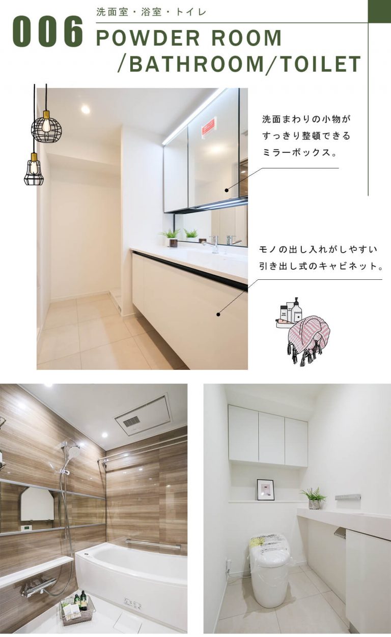 アイ・マークタワーの洗面室・浴室・トイレ