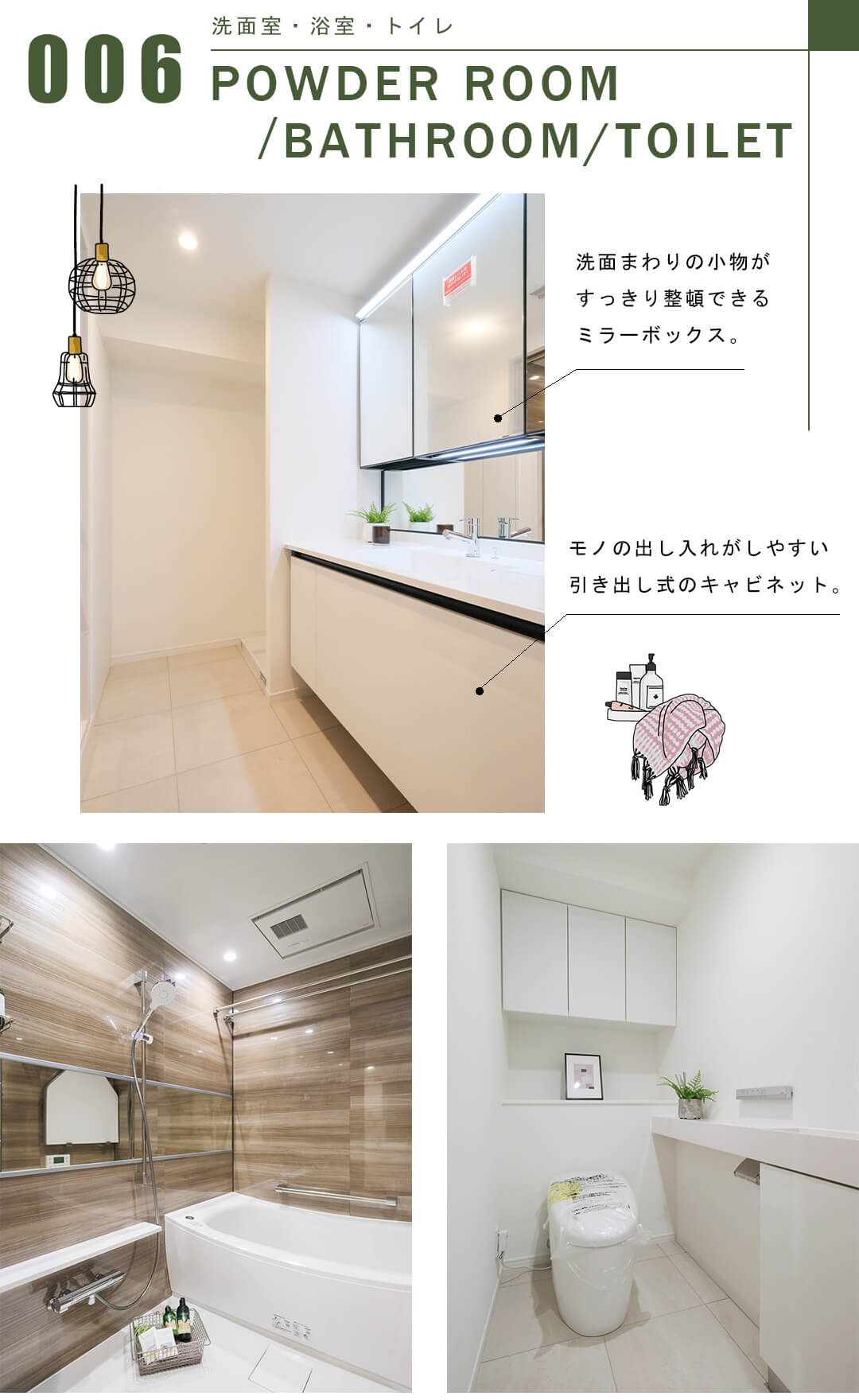 アイ・マークタワーの洗面室・浴室・トイレ