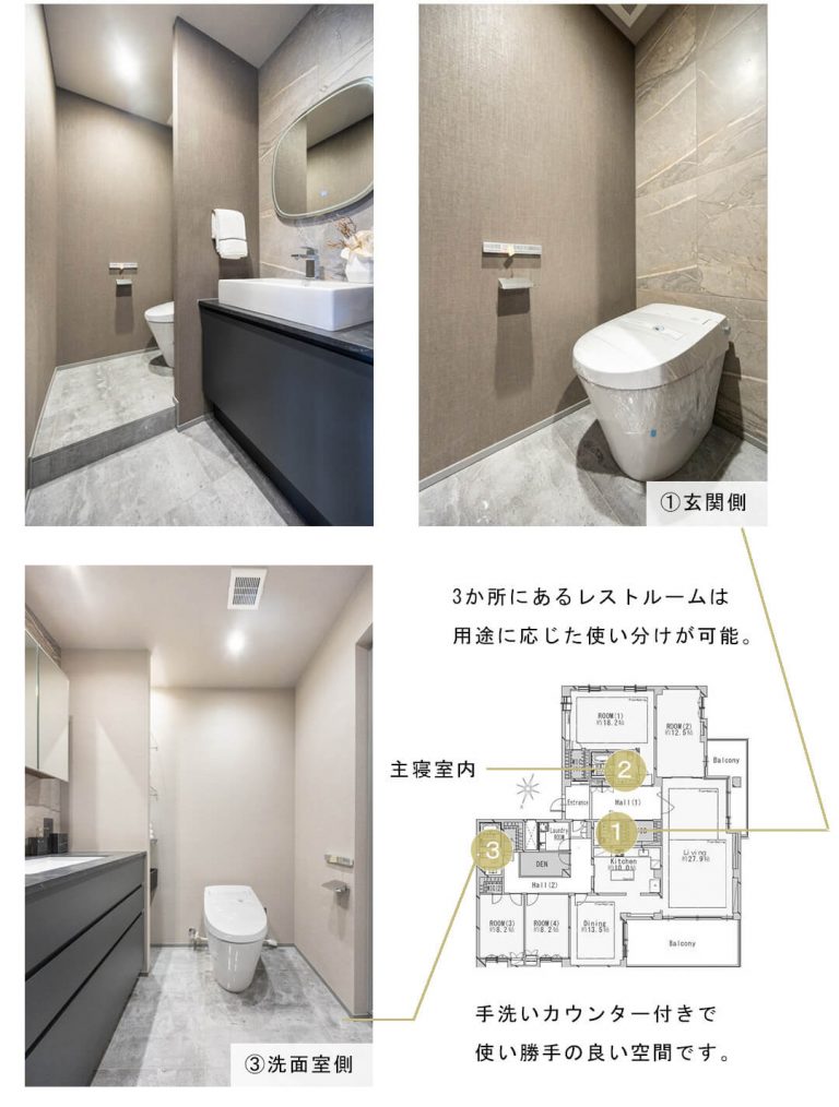 東高原宿ペアシティのトイレ