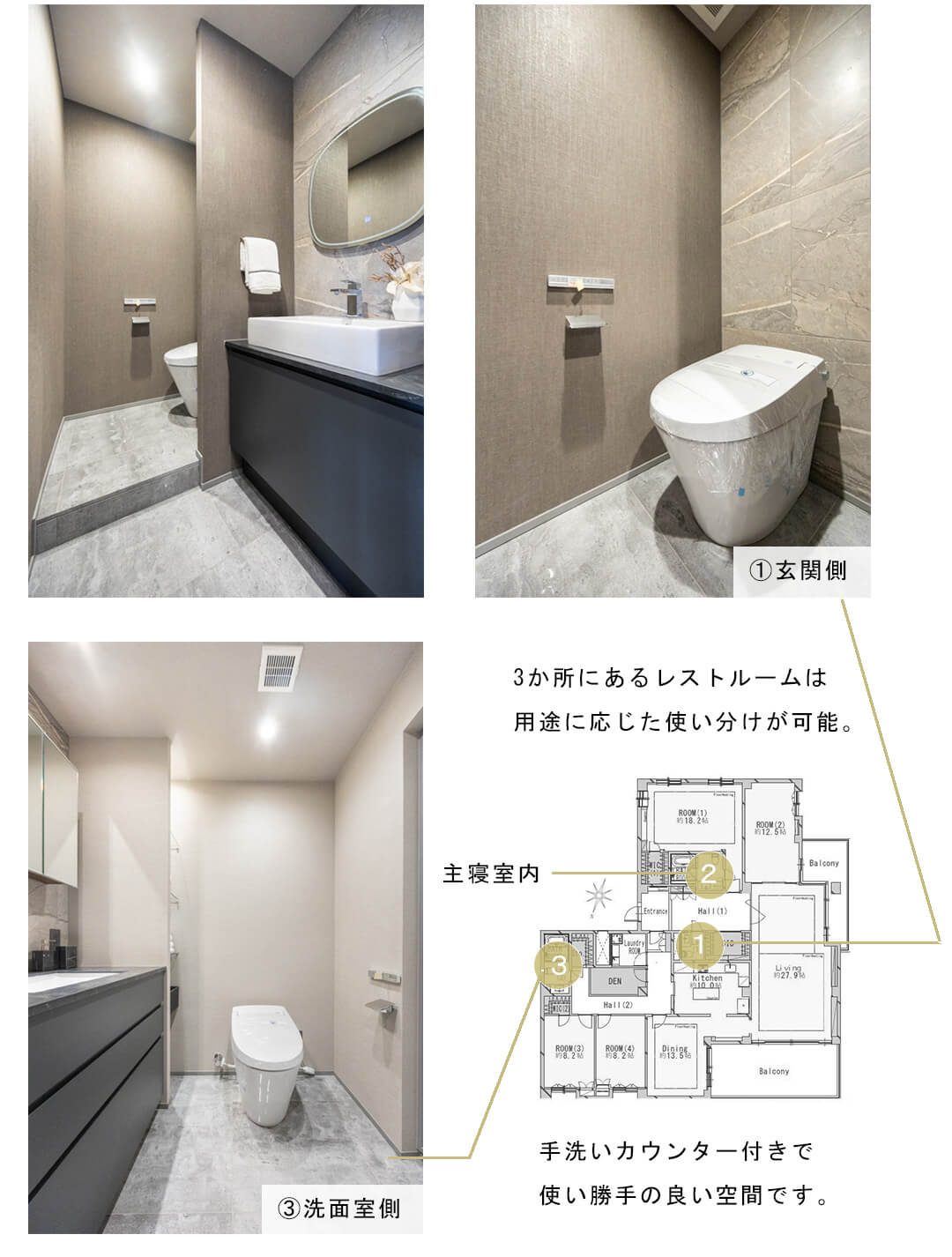 東高原宿ペアシティのトイレ