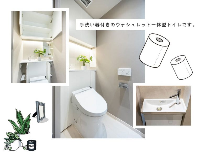 パークリュクス虎ノ門のトイレ