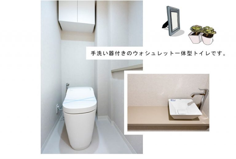 シャリエ神楽坂のトイレ