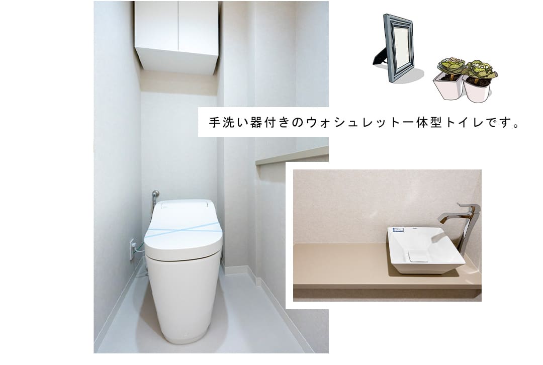 シャリエ神楽坂のトイレ