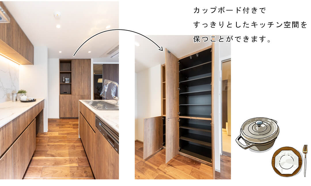 ディアナコート上原のキッチン