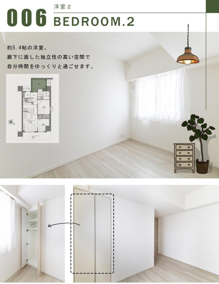 ジオ新宿若松町の洋室2