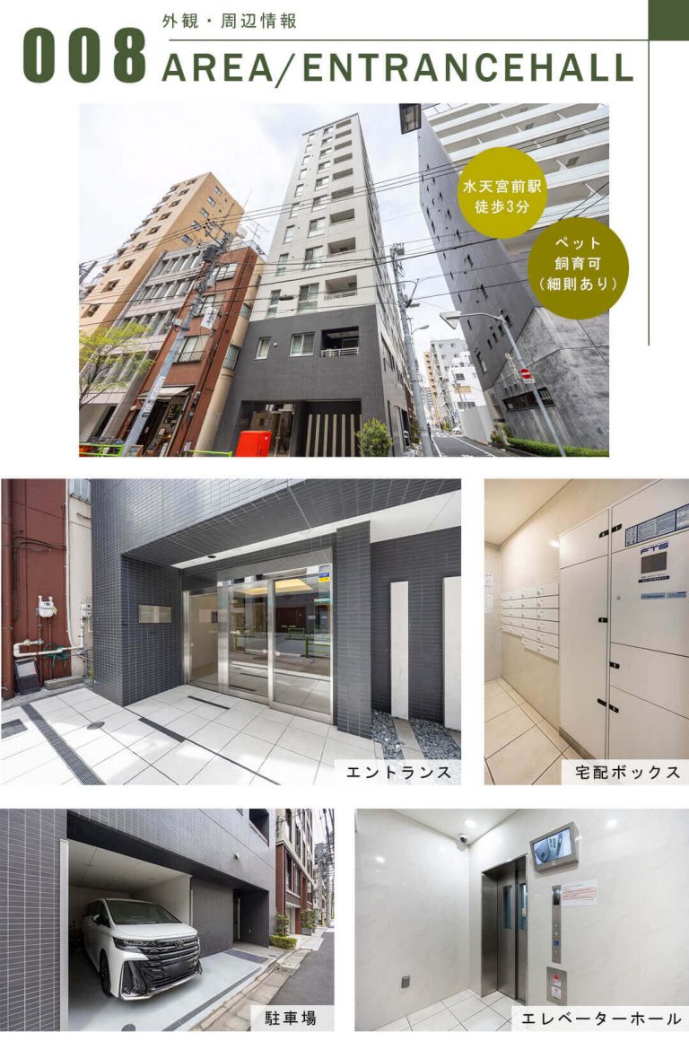 オープンレジデンシア日本橋水天宮の外観・周辺情報