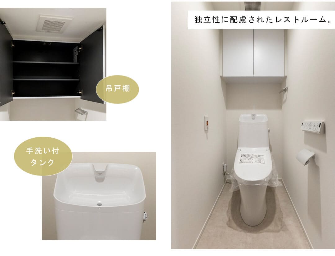 マートルコート代々木公園のトイレ