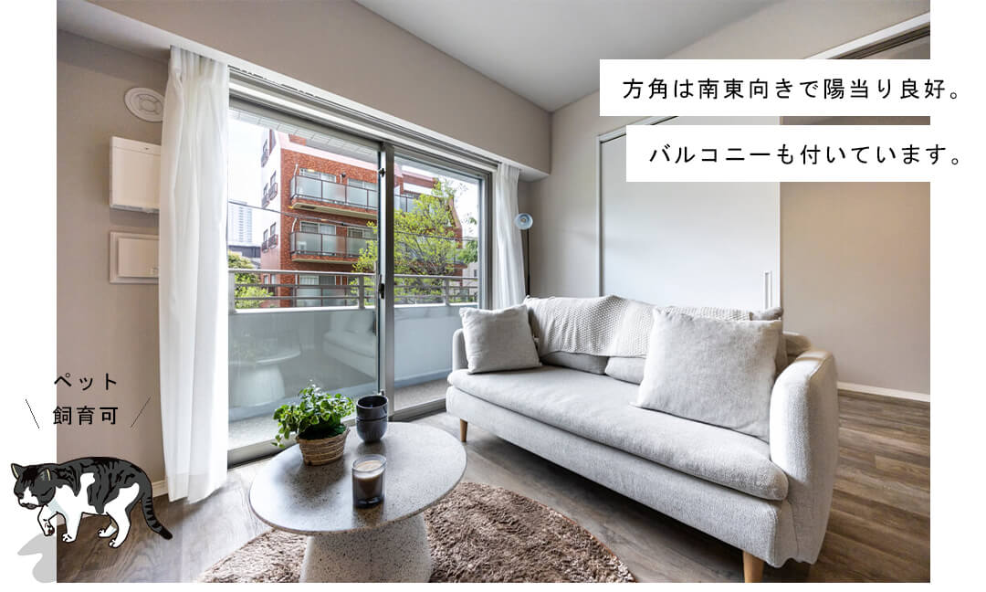 シャリエ三軒茶屋のリビングダイニング