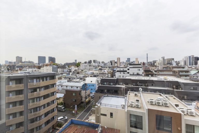 リビングダイニングからの眺望