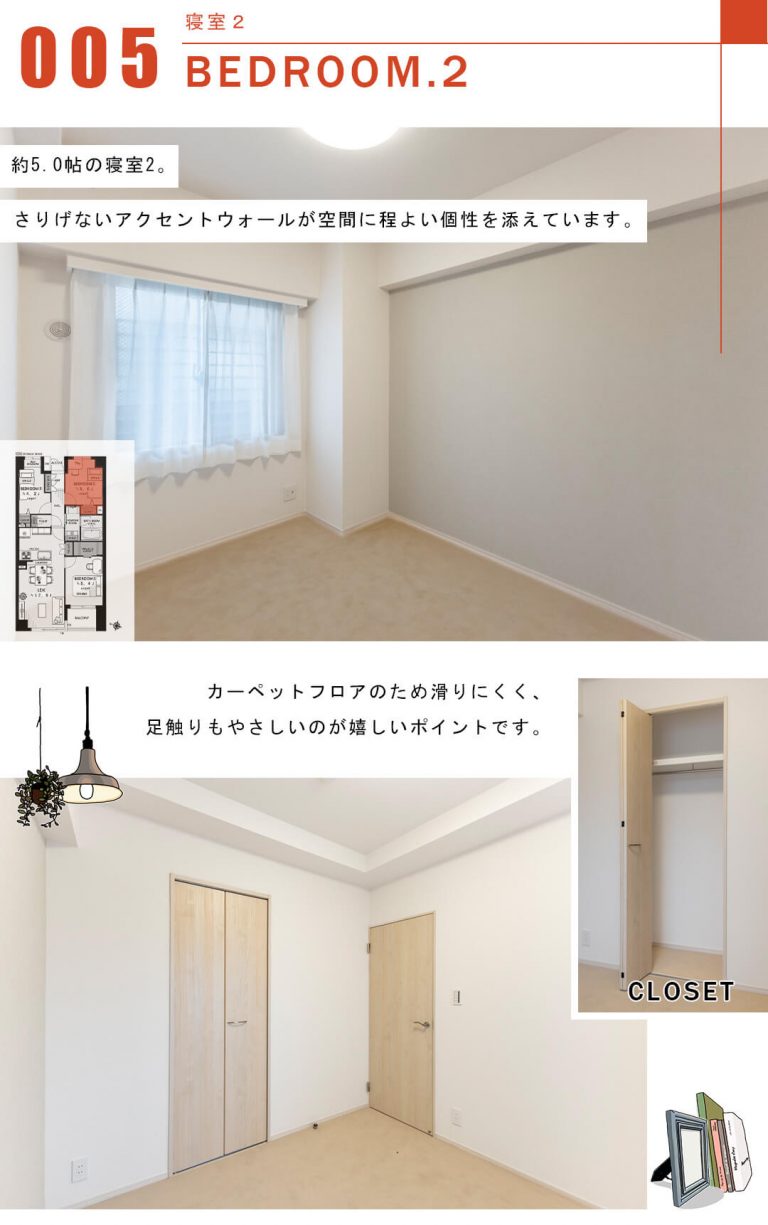 笹塚パーク・ホームズの寝室