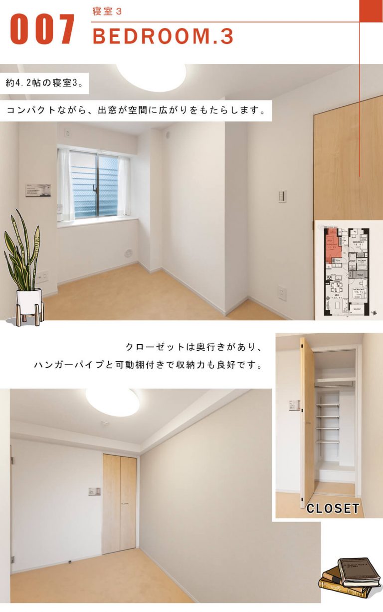 笹塚パーク・ホームズの寝室