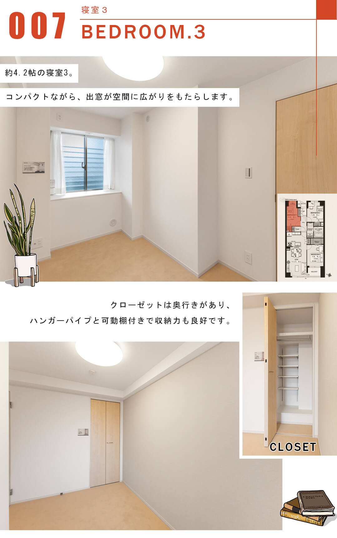 笹塚パーク・ホームズの寝室