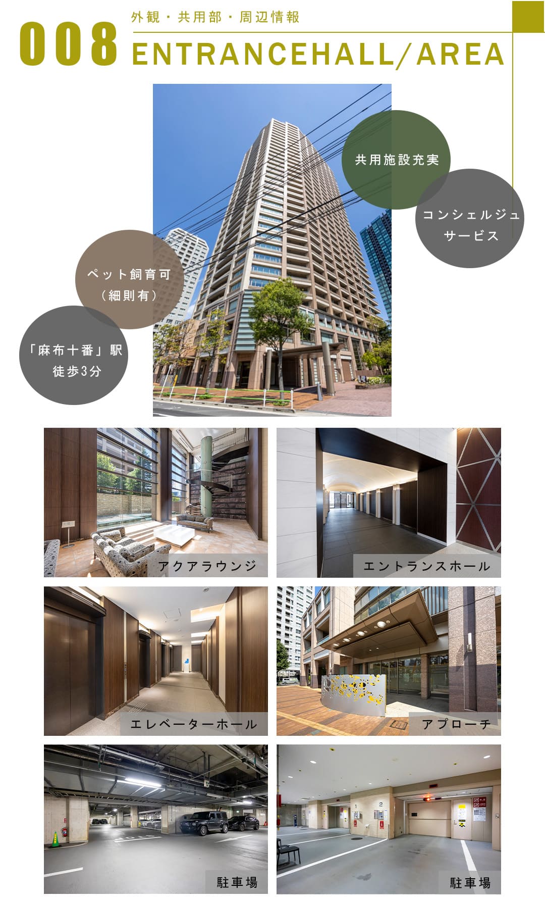 008外観,共用部,周辺情報,ENTRANCEHALL,AREA