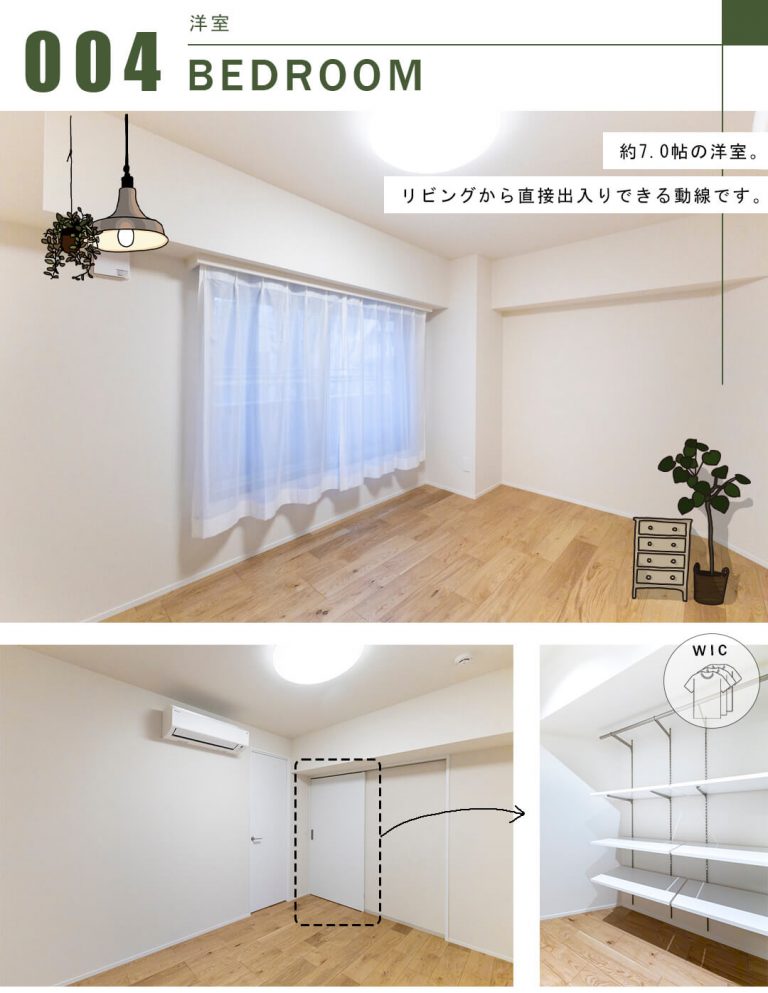 チュリス氷川坂の洋室