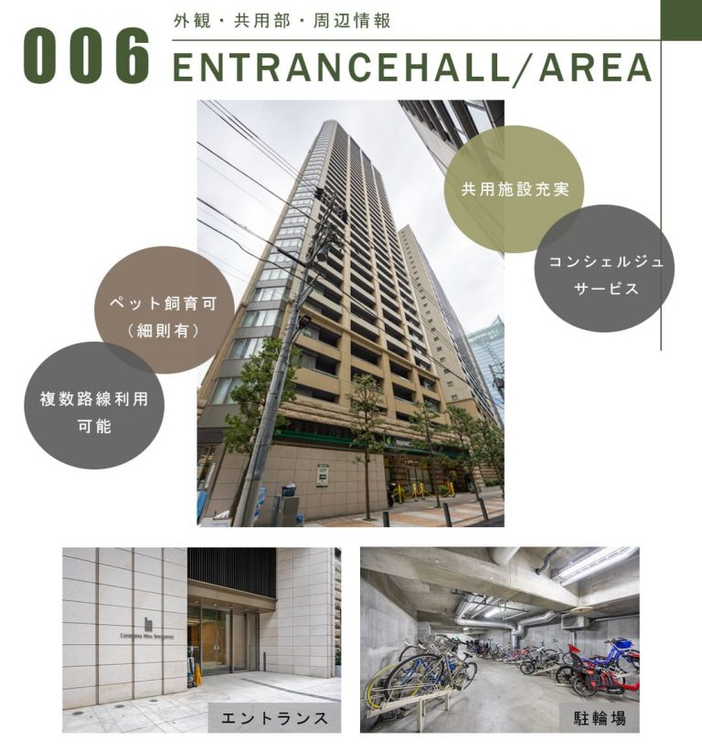 006外観,共用部,周辺情報,ENTRANCEHALL,AREA