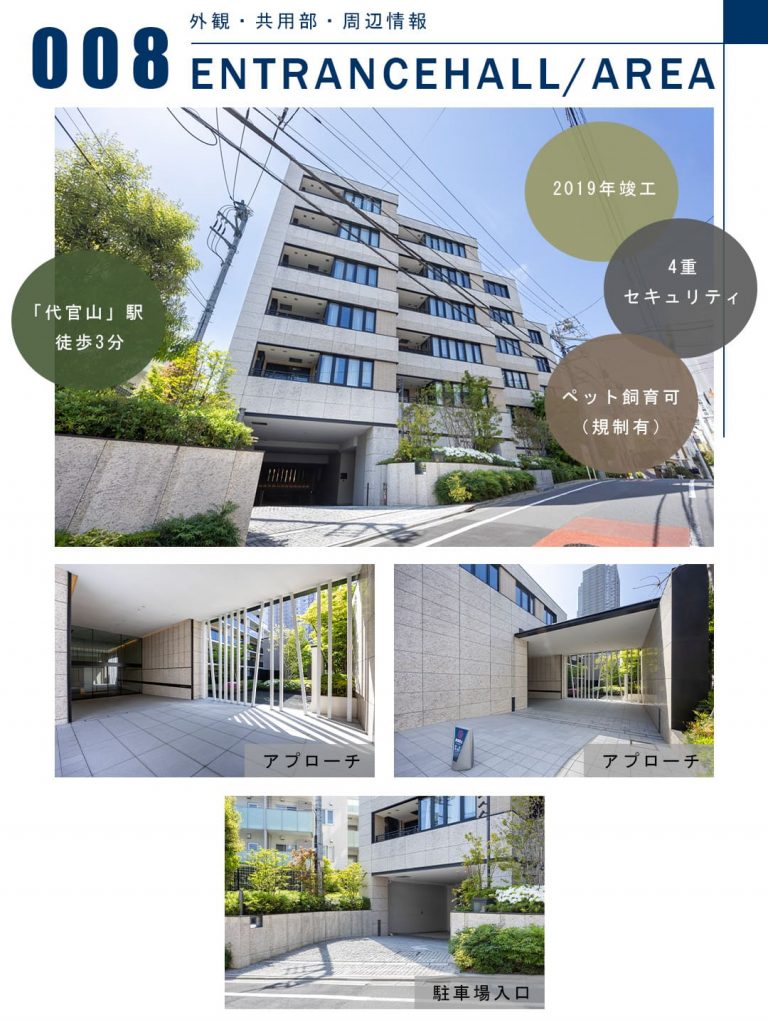 008外観,共用部,周辺情報,ENTRANCEHALL,AREA