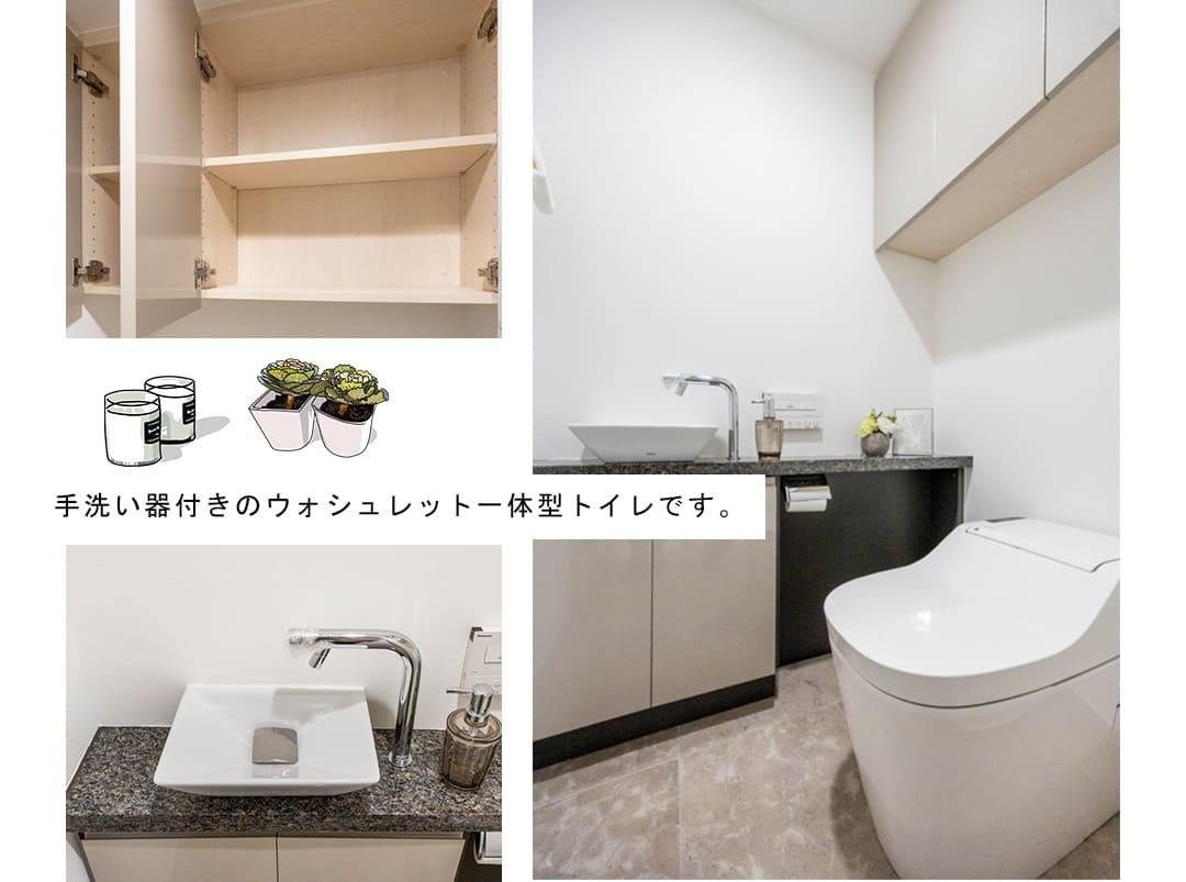 パークナード代官山のトイレ