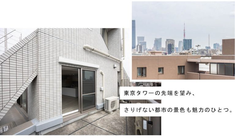 エルラフィナ白金のルーフバルコニー