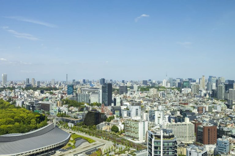 リビングダイニングからの眺望