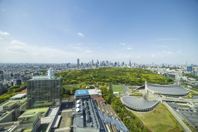 リビングダイニングからの眺望