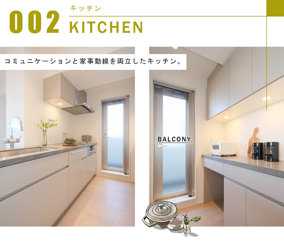 フォルム四谷外苑東のキッチン