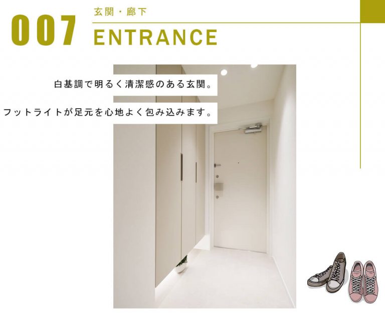 フォルム四谷外苑東の玄関