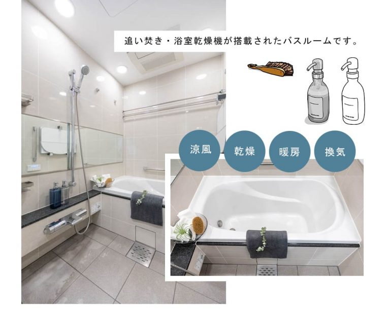 シティタワー虎ノ門の浴室