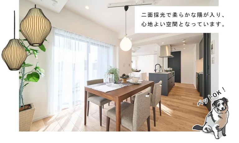 アデニウム大森山王のリビングダイニング