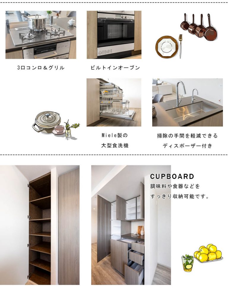 三田ガーデンヒルズイーストヒルのキッチン