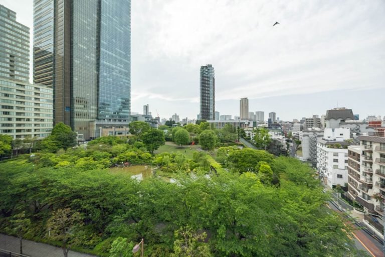 リビングダイニングからの眺望