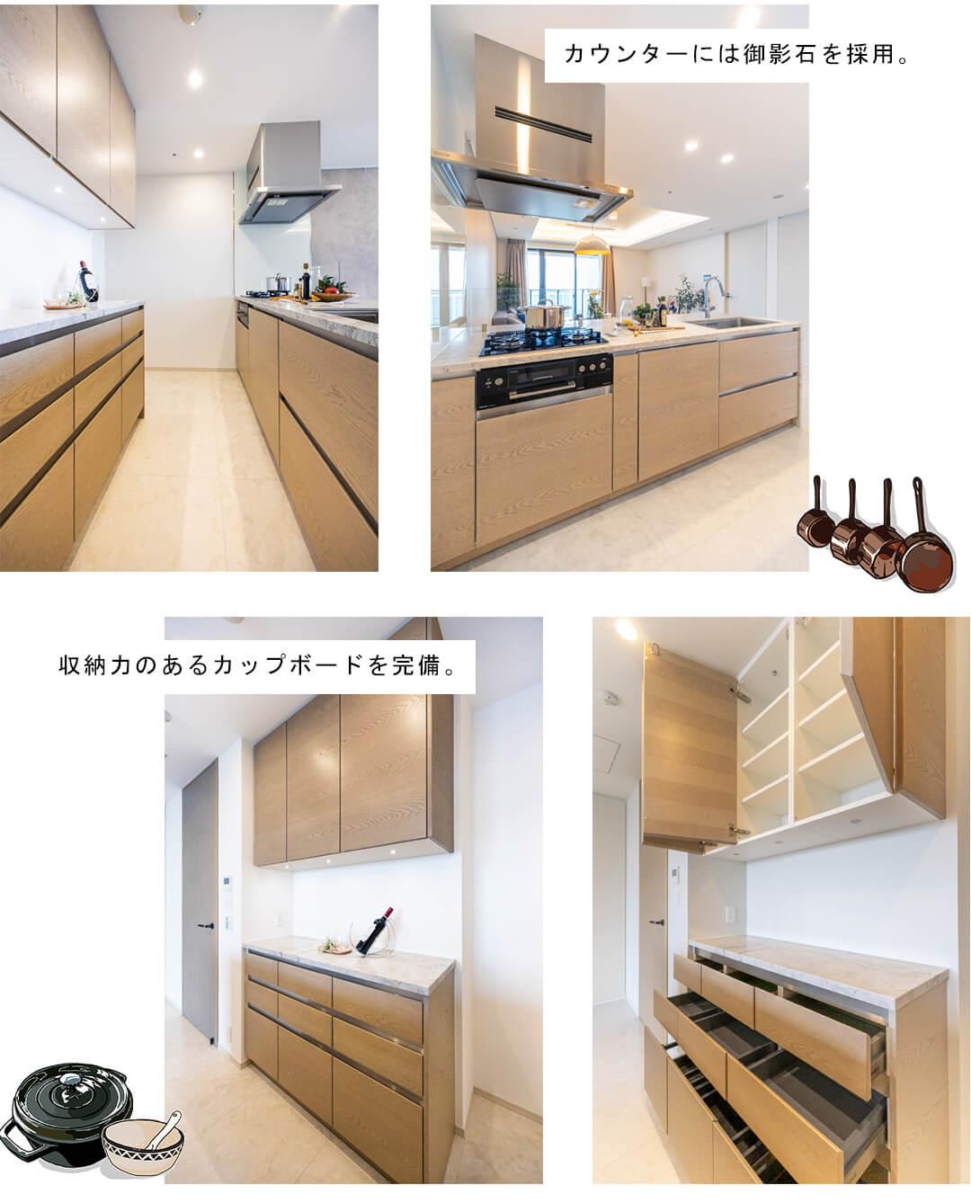 WORLD TOWER RESIDENCEのキッチン
