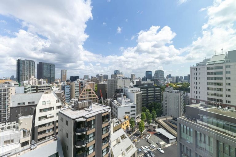 寝室からの眺望