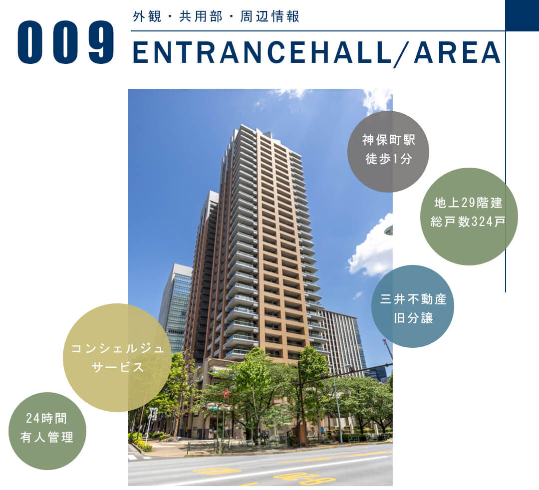 東京パークタワーの外観と共用部