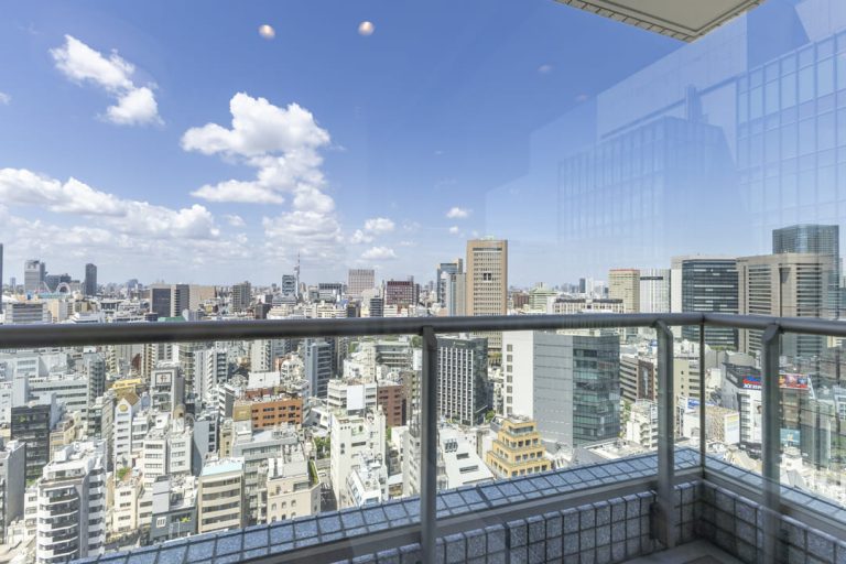 リビングダイニングからの眺望