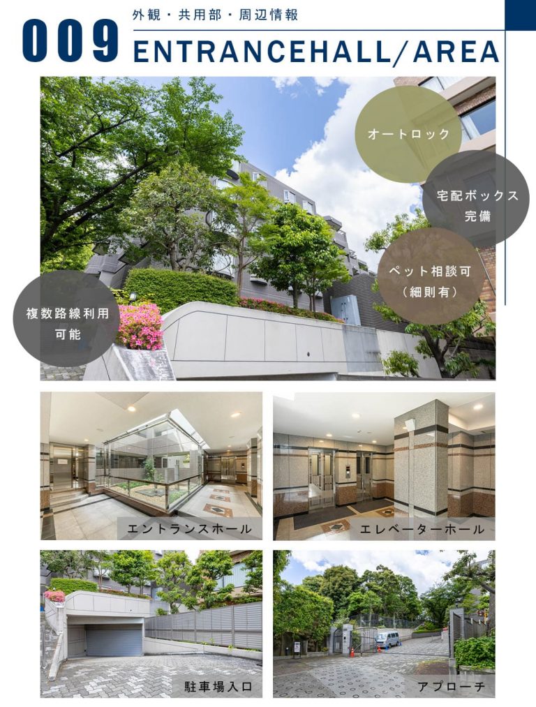 009外観,共用部,周辺情報,ENTRANCEHALL,AREA