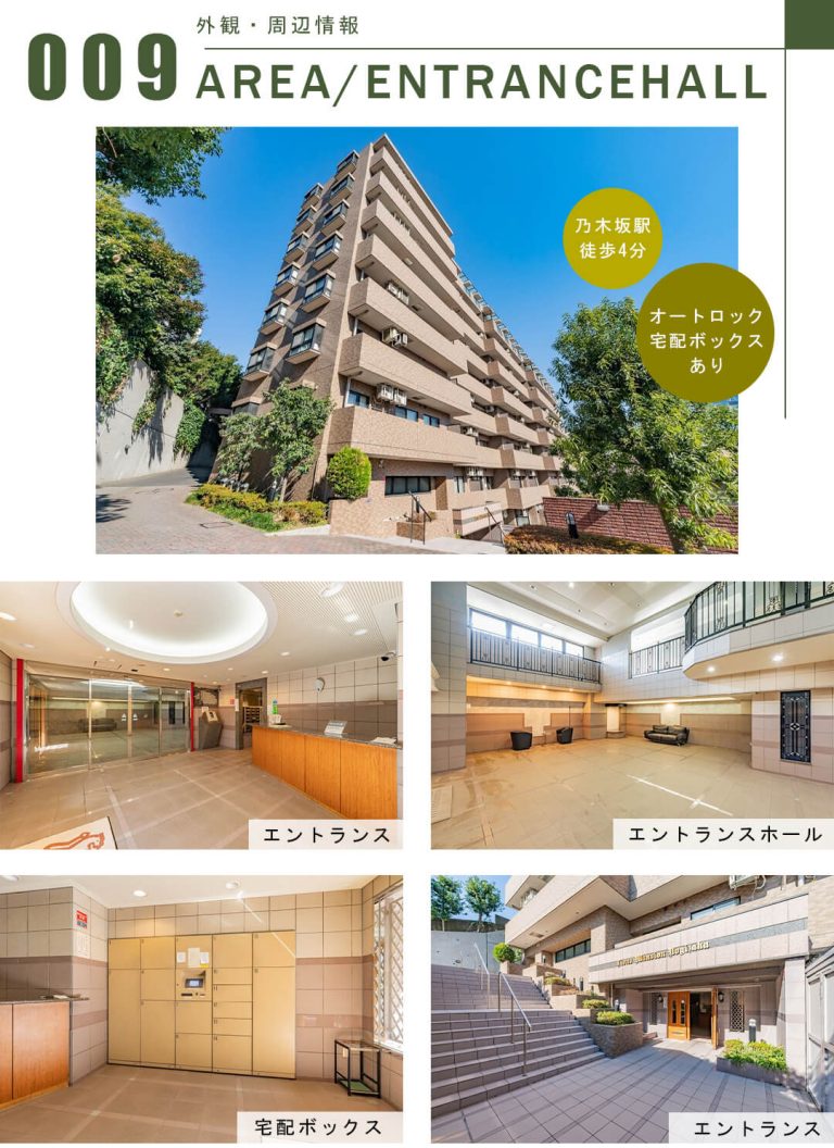 ライオンズマンション乃木坂の外観・周辺情報