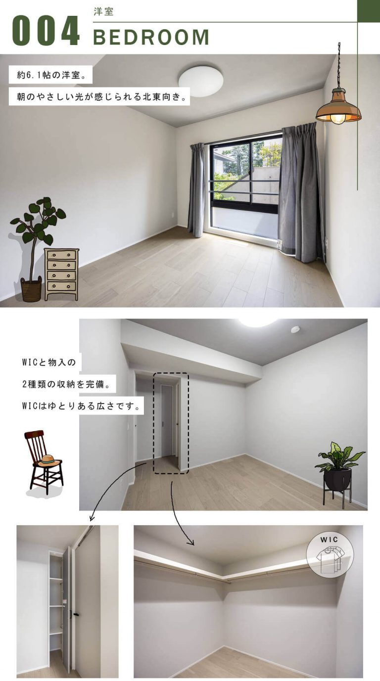 ジェイパーク南麻布の洋室